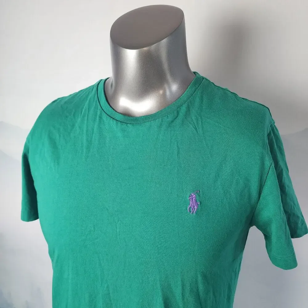 Polo Ralph Lauren Crew Neck Emerald Green T-Shirt | Men's Small
